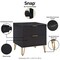 Manhattan Comfort 2-Piece DUMBO Standard 3-Drawer Dresser and DUMBO 2.0 Nightstand in Black 2-DB02-BK - alternate 7